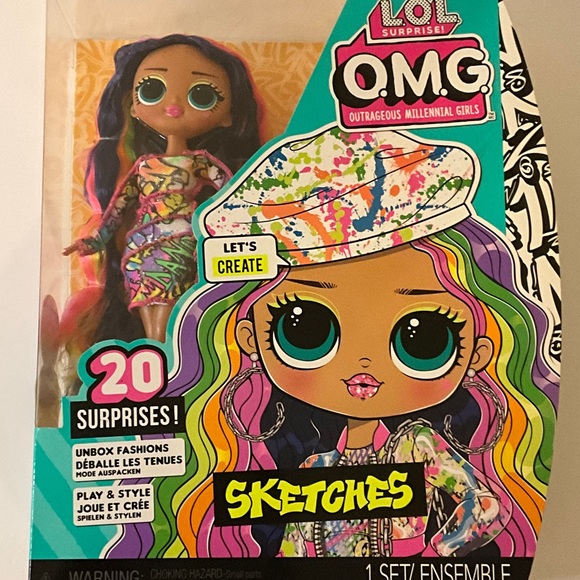 L.O.L. Surprise! O.M.G. Sketches Doll with Multicolor Outfit - Picture 1 of 5